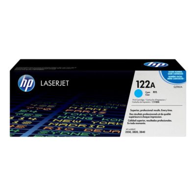 hp 122A Toner, Cyan Single Pack, Q3961A
